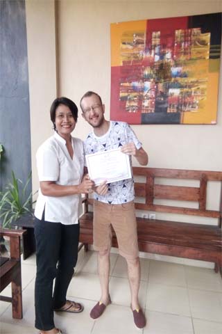 Reeva Bali Spa School Student